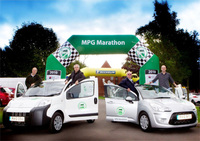Citroen car and van success in the MPG Marathon