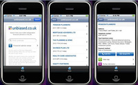 Unbiased.co.uk ‘find an IFA’ iPhone app