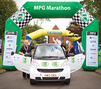 smart cdi wins 2010 MPG Marathon