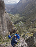 Climbing in Peru