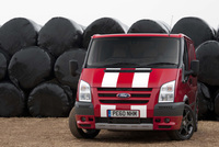 Ford Transit SportVan goes red