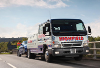 Euro 5 Fuso Canter takes the Highfield road