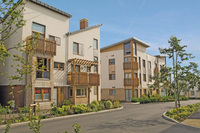 The eco houses at Market Quarter