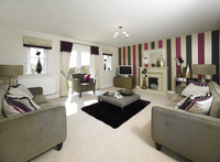 Lounge at St Mary's Park show home