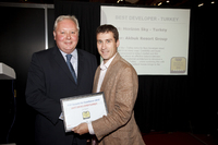 Daren Wallbank collects OPP Award for Horizon Sky