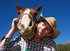 Puzzle & Cowboy Jason at Lost Valley, Colorado