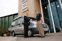 Ford Transit lifeline for disabled ski team