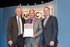 Rob Dennant accepts his award