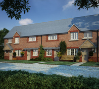 CGI of the 3 bed ‘Broadway’ from Redrow’s New Heritage Collection.