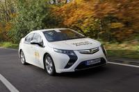Vauxhall Ampera charges from Brighton to London