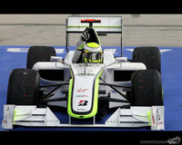 Jenson Button’s Brawn F1 car at Classic Motor Show