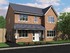 Artist’s impression of a typical housetype at Priory Gardens in Market Drayton