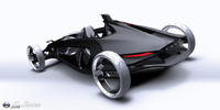Volvo Air Motion - ultra light clam shell sculptured vehicle