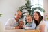Homebuyers Matthew and Stephanie Hamer with baby Nathan and Alfie 