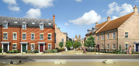 An artist impression of the proposed Flemingate development in Beverley.