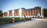 CGI of the apartments at the Village Green