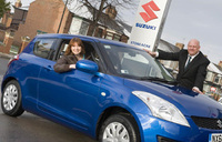 Lucky Middlesbrough lady wins a Suzuki Swift