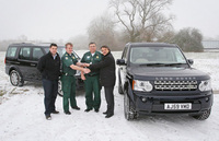 Emergency services turn to Land Rover during winter weather