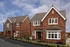 The traditional looking Redrow homes at Saxon Court.