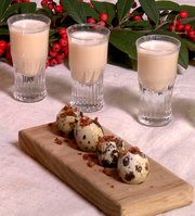 Mark Hix’s Eggnog and Quail Egg Shooters