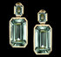 Green Beryl Tablet Earrings from Robert Procop Exceptional Jewels 
