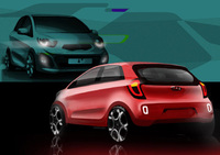 Kia releases sketches of new Picanto