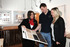Redrow sales consultant Teresa Ball with Tanya and Michael 