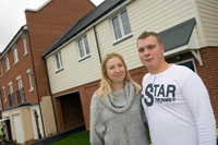 Love's young dream jump on the property ladder in Ipswich