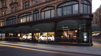 Lexus CT 200h leads four-window display at Harrods