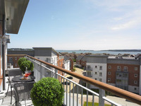 Penthouse view at Poole Quarter