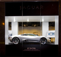 The Jaguar C-X75 comes home