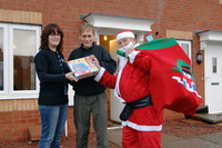 Santa arrives early at new homes in Newcastle