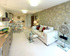 The living / dining room and kitchen in the show home 