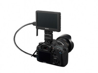Clip-on LCD monitor from Sony for HD video shooting