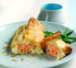 Wild Alaska salmon and tarragon filo parcels 