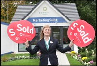 Barratt hits North East sales target