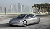 Volkswagen unveils the XL1 Super Efficient Vehicle in Qatar