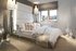 New show apartment bedroom at Crest Nicholson's Harbourside development in Bristol