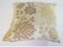 Trailing Floral Cream/Beige Chenille Cushion