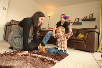 Family buys new home in Wrexham with help from Redrow