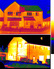 Thermal images demonstrate how a new home is more energy-efficient than an older property.