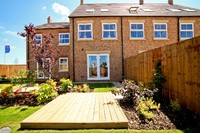 A view from the private rear garden of a typical home at Taylor Wimpey's Drayton View development.