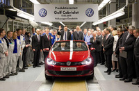 Volkswagen starts Golf Cabriolet production in Osnabrück