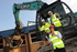 Cllr Henry Cooper, right, with Redrow's Marcus Maughan and Lorraine Moores.