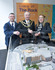 Miller Homes Site Manager John Hudson, Mayor of Bury, Councillor John Byrne and Clare Noakes, Miller Sales Manager