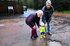 Pothole Pete with local residents