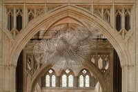 Antony Gormley sculpture arrives at Salisbury Cathedral