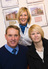 Ashlea Stoll with her father, Michael Stoll, and David Wilson Homes North West sales advisor