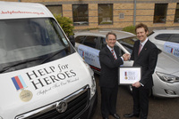 Vauxhall in Help for Heroes vehicle handover