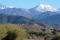 Views of the High Atlas from Kasbah Angour